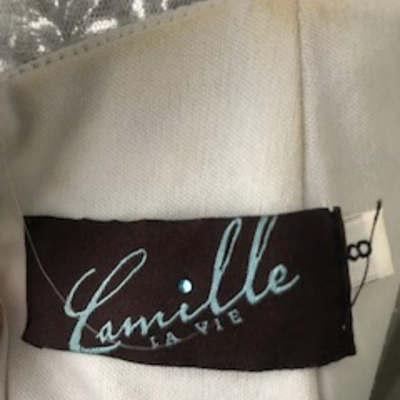 Prom/Formal Dress by Camille la Vie Size 8 in Grey & Silver - Picture 12 of 12